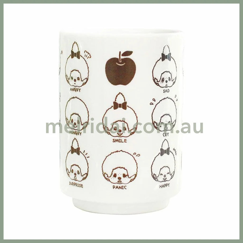 【Made in Japan】Monchhichi | Teacup Hot Water Cup Φ7.2×H10.2cm
