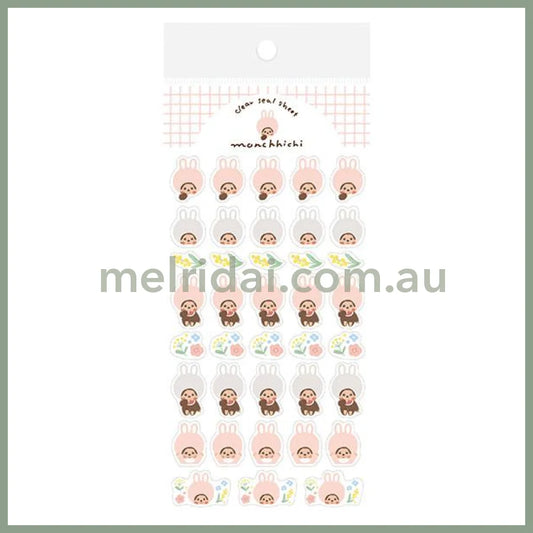 【Made in Japan】Monchhichi x Furukawashiko | Clear Sticker