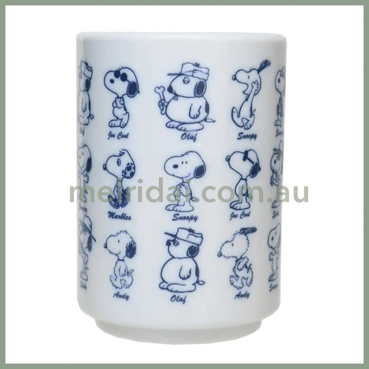 【Made In Japan】Peanuts | Snoopy Porcelain Tea Cup 72×103Mm 史努比 陶瓷 汤吞杯/茶杯