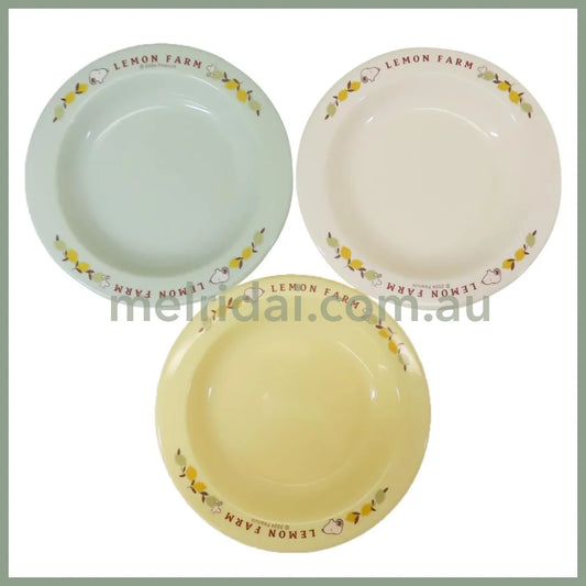 【Made In Japan】Peanuts | Snoopy Small Plate Set 147X147X19Mm (Lemon Farm)