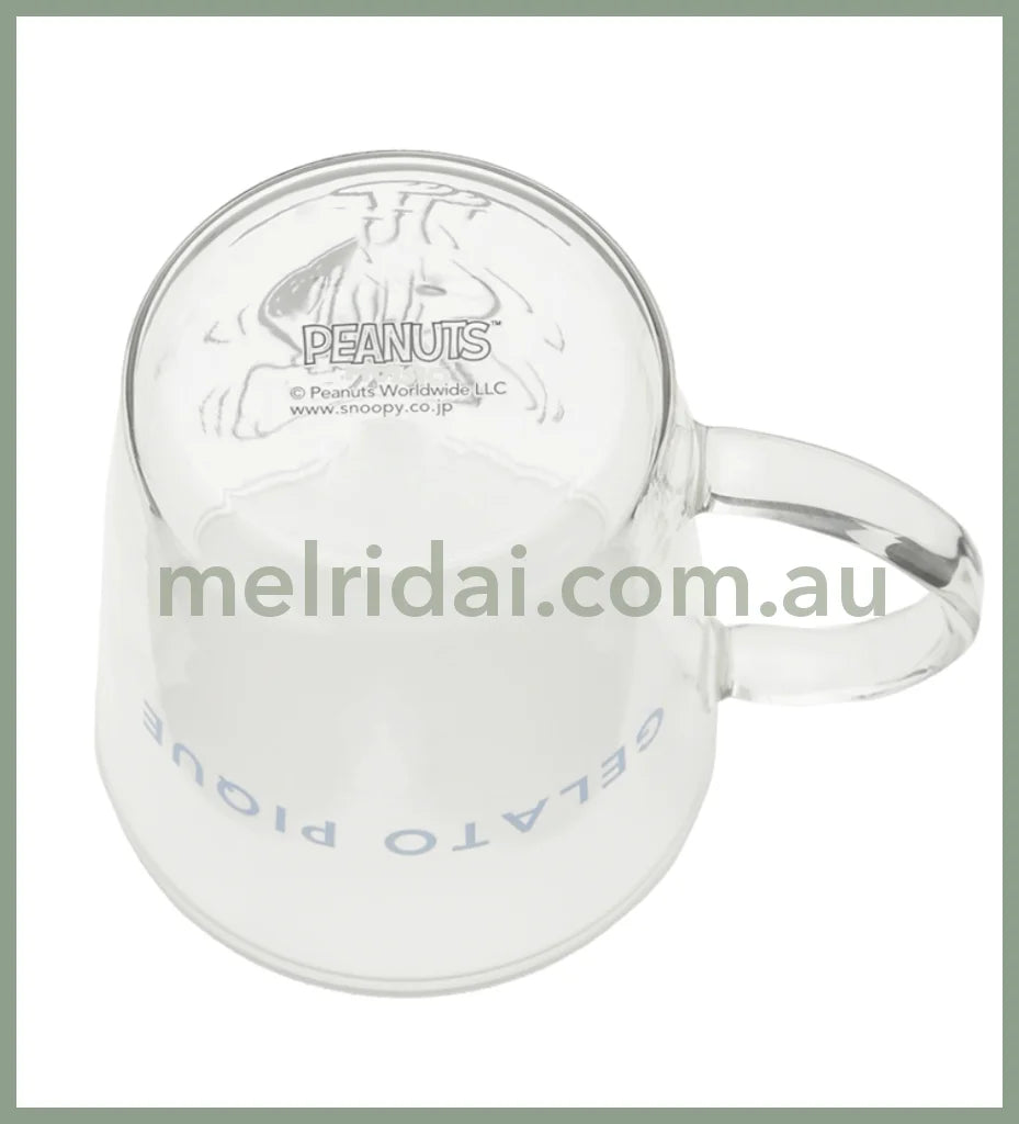 Made In Japanpeanuts X Gelato Piuquesnoopy Glass Mug