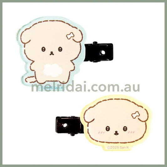 【Made in Japan】SAN-X | Bangs Clip Set Hair Clip H40×W40×D4mm (Ishiyowa-chan/Ishiyowachan)