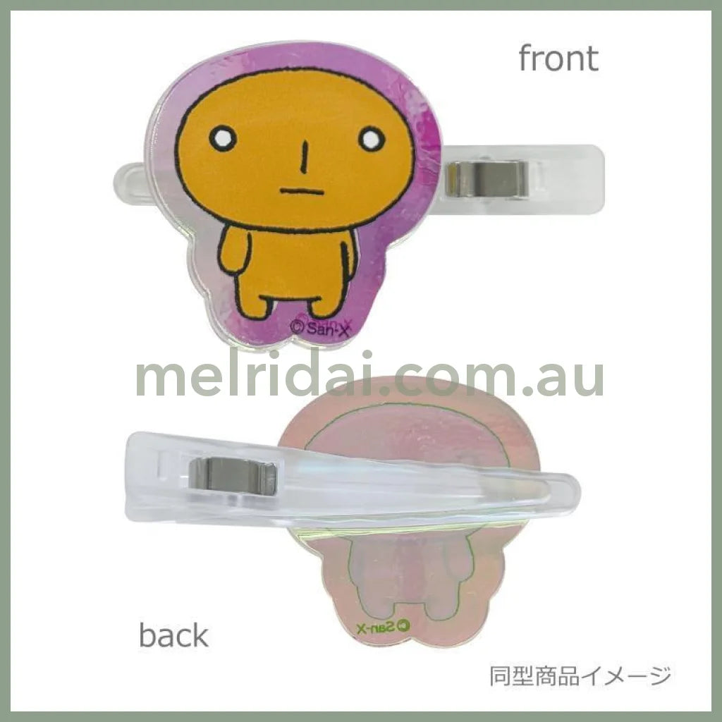 【Made in Japan】SAN-X | Kogepan Aurora Acrylic Hair Clip Set