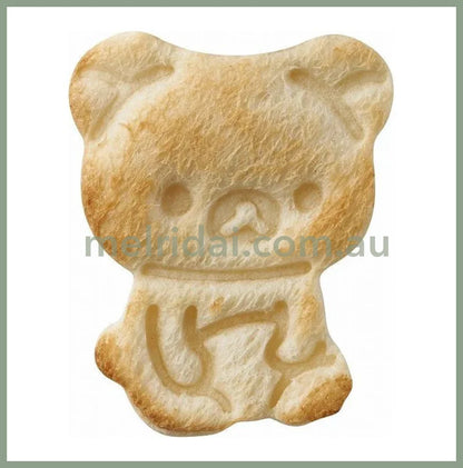 【Made in Japan】SAN-X | Rilakkuma Bread Cutter Mold (Cutter mold 115 × 62 × 27H mm & Press mold 104 × 51 × 27H mm)