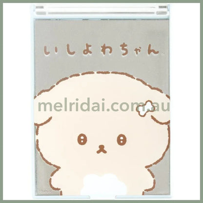 【Made in Japan】SAN-X | Stand Mirror Folding Mirror 140 × 102mm (Ishiyowa-chan/Ishiyowachan Daily Life Face & Bone)