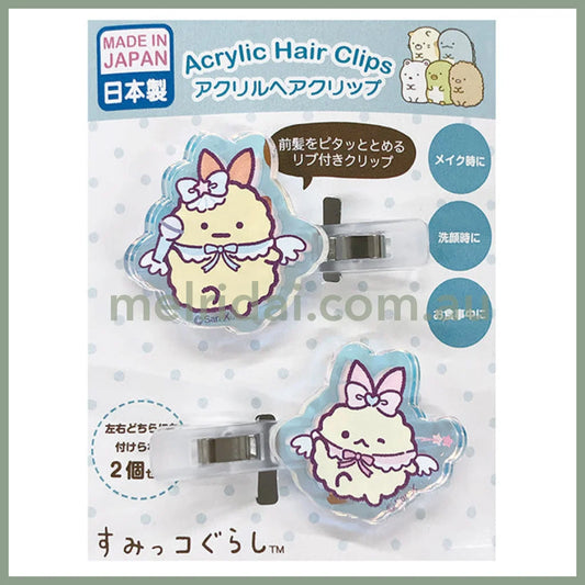 【Made in Japan】SAN-X | Sumikko Gurashi Aurora Acrylic Hair Clip Set