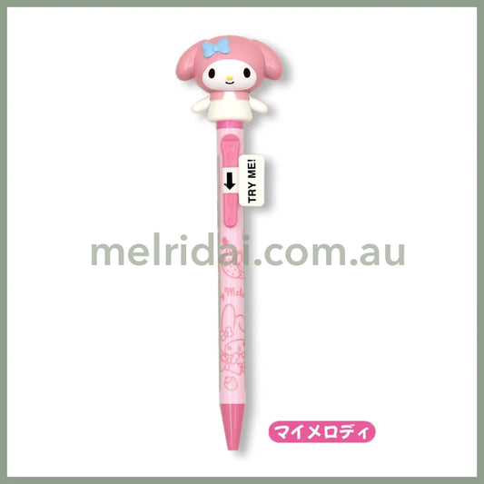 【Made In Japan】Sanrio | Action Mascot Ballpoint Pen My Melody 0.7Mm Black