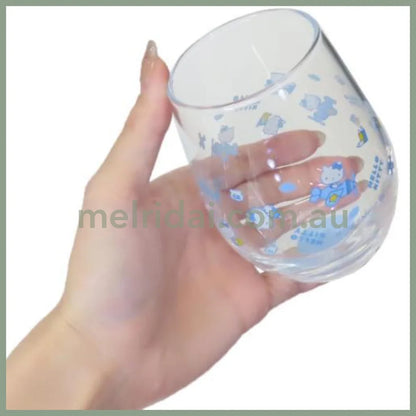 【Made In Japan】Sanrio | Hello Kitty Glass Cup/Tumbler Round Φ75×H100Mm