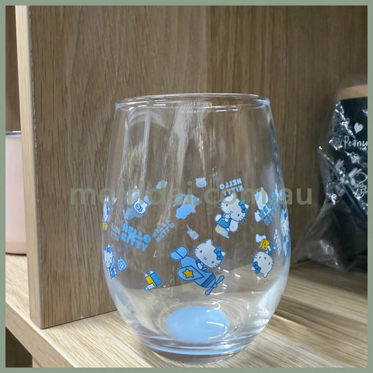 【Made In Japan】Sanrio | Hello Kitty Glass Cup/Tumbler Round Φ75×H100Mm