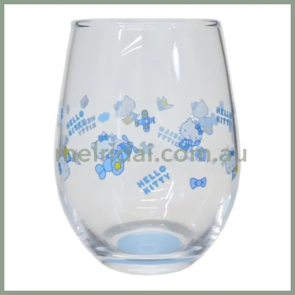 【Made In Japan】Sanrio | Hello Kitty Glass Cup/Tumbler Round Φ75×H100Mm