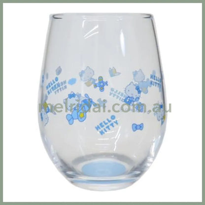 【Made In Japan】Sanrio | Hello Kitty Glass Cup/Tumbler Round Φ75×H100Mm