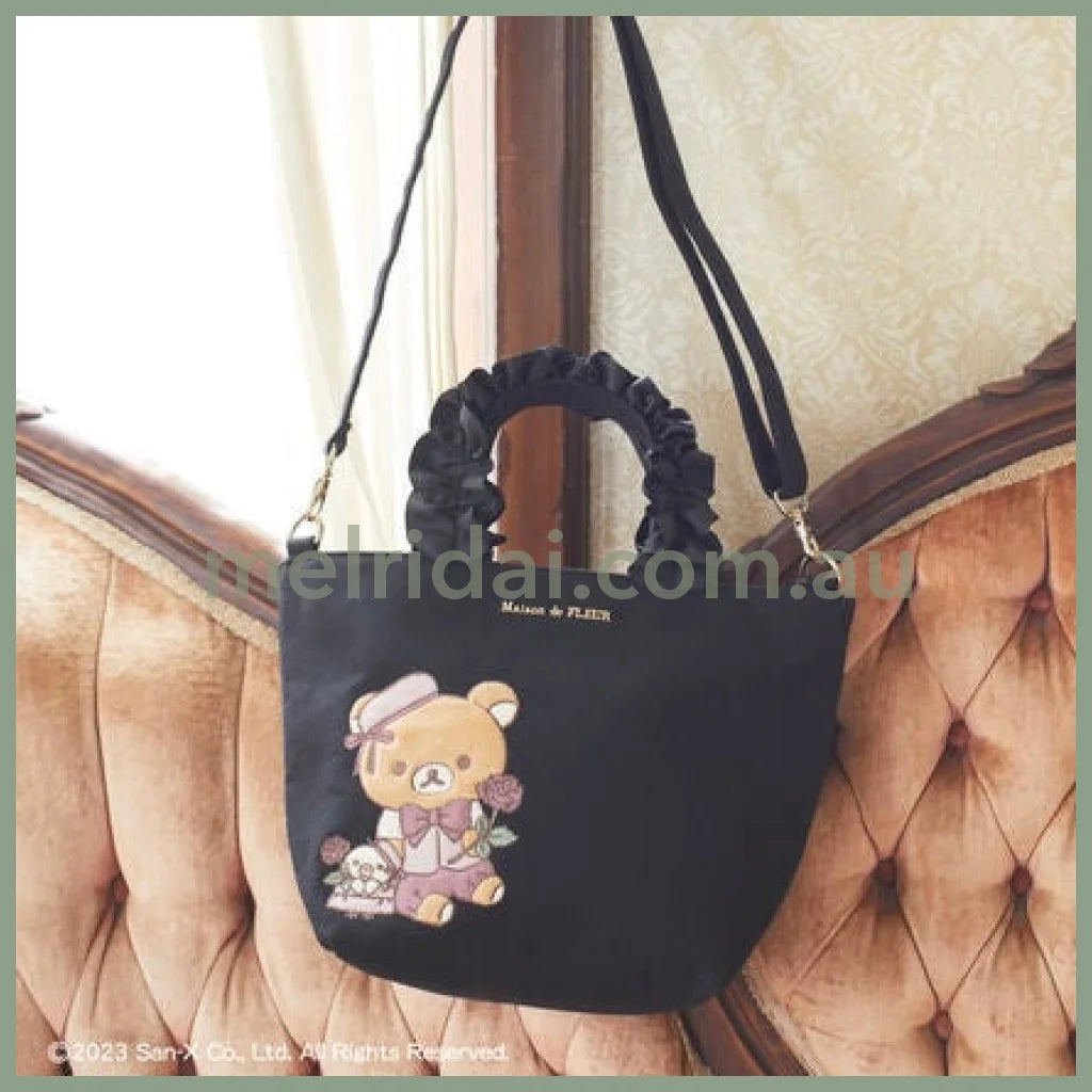 Maison De Fleur × Rilakkuma | 2 Way Tote Bag / // 13*21*32Cm