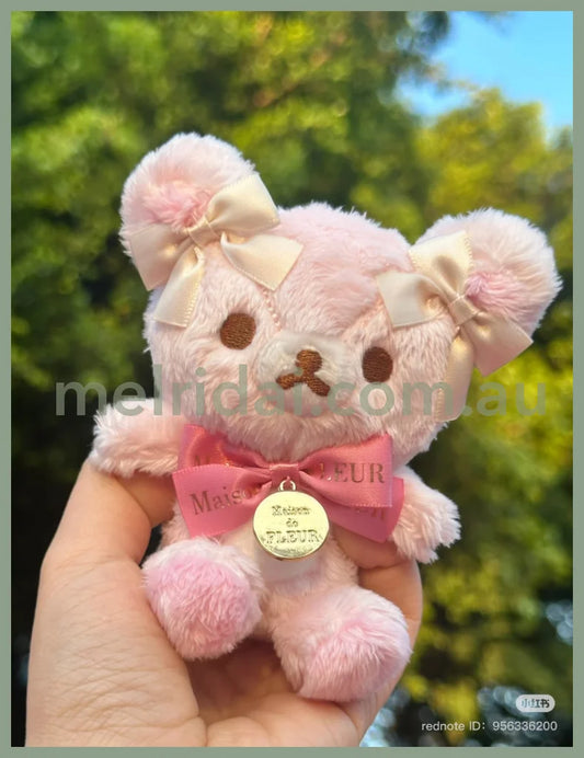 Maison de Fleur x Rilakkuma | Korilakkuma Special Collabo Bag Cham Mascot Holder Plush Keychain