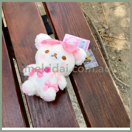 Maison de Fleur x Rilakkuma | Korilakkuma Special Collabo Bag Cham Mascot Holder Plush Keychain