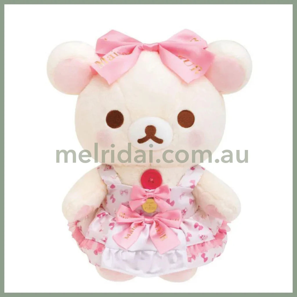 Maison de Fleur x Rilakkuma | Korilakkuma Special Collabo Plush Toy / Plush Doll L 260mm (20th Anniversary)