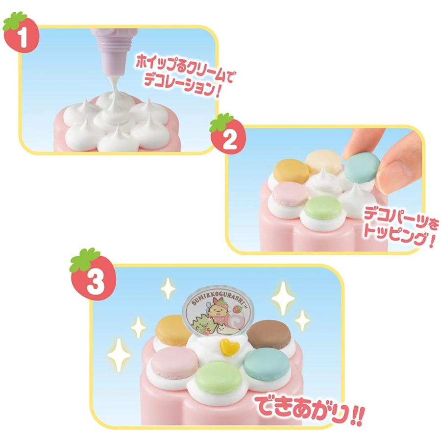 SAN-X | Sumikko Gurashi Whipped Cream  Sweets Set 980x450x980mm(Sweets deco looks like real cakes)