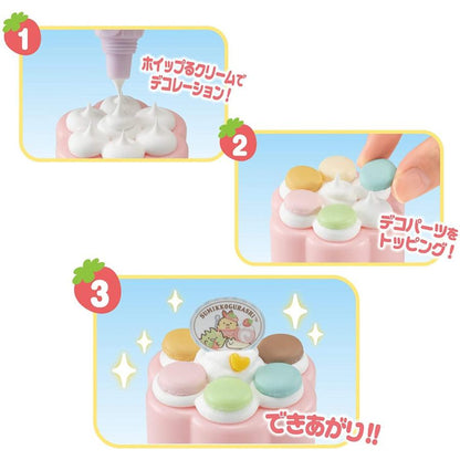 SAN-X | Sumikko Gurashi Whipped Cream  Sweets Set 980x450x980mm(Sweets deco looks like real cakes)