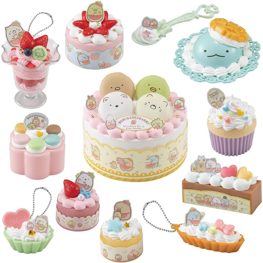 SAN-X | Sumikko Gurashi Whipped Cream  Sweets Set 980x450x980mm(Sweets deco looks like real cakes)