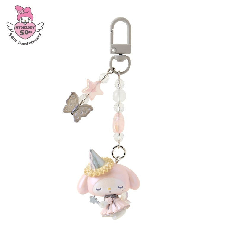 SANRIO | Fairy Keychain Phone Charm My Melody Star Ver. W3.5 x H11 x D2 cm (My Melody 50th Anniversary)