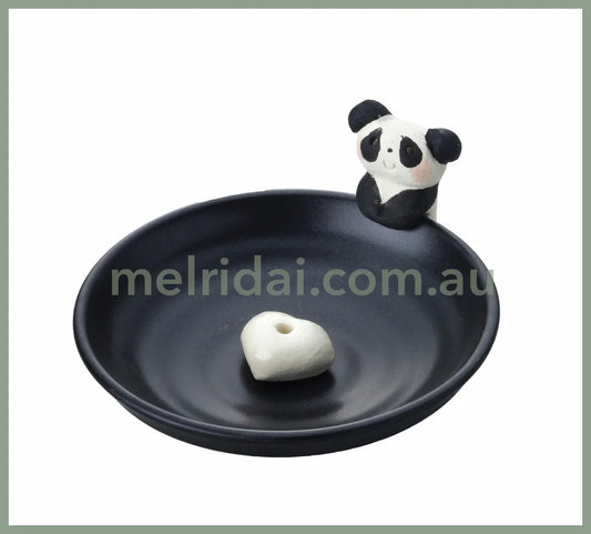 Matsumoto | Panda Incense Holder 日本 美浓烧 手作陶制香立