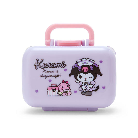 SANRIO | Foldable Compact Medicine Case 7.5×3.3×5.8cm (Kuromi)