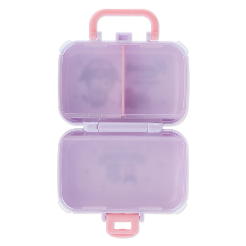 SANRIO | Foldable Compact Medicine Case 7.5×3.3×5.8cm (Kuromi)