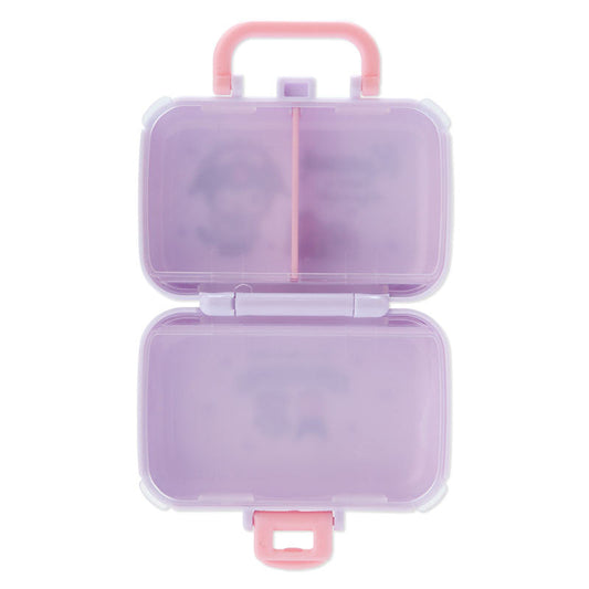 SANRIO | Foldable Compact Medicine Case 7.5×3.3×5.8cm (Kuromi)