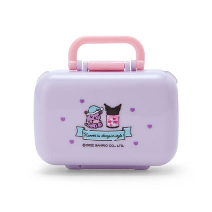SANRIO | Foldable Compact Medicine Case 7.5×3.3×5.8cm (Kuromi)