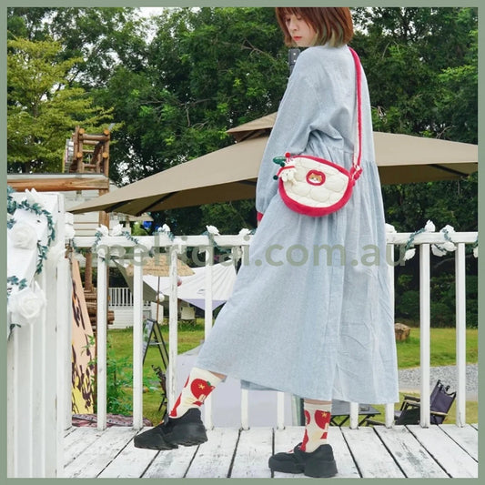 MEWJI♡ 苹果包 斜挎