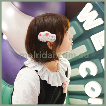 Mewji Cat Hair Accessories Set (Bu) Clip*2 + Badge*1 &