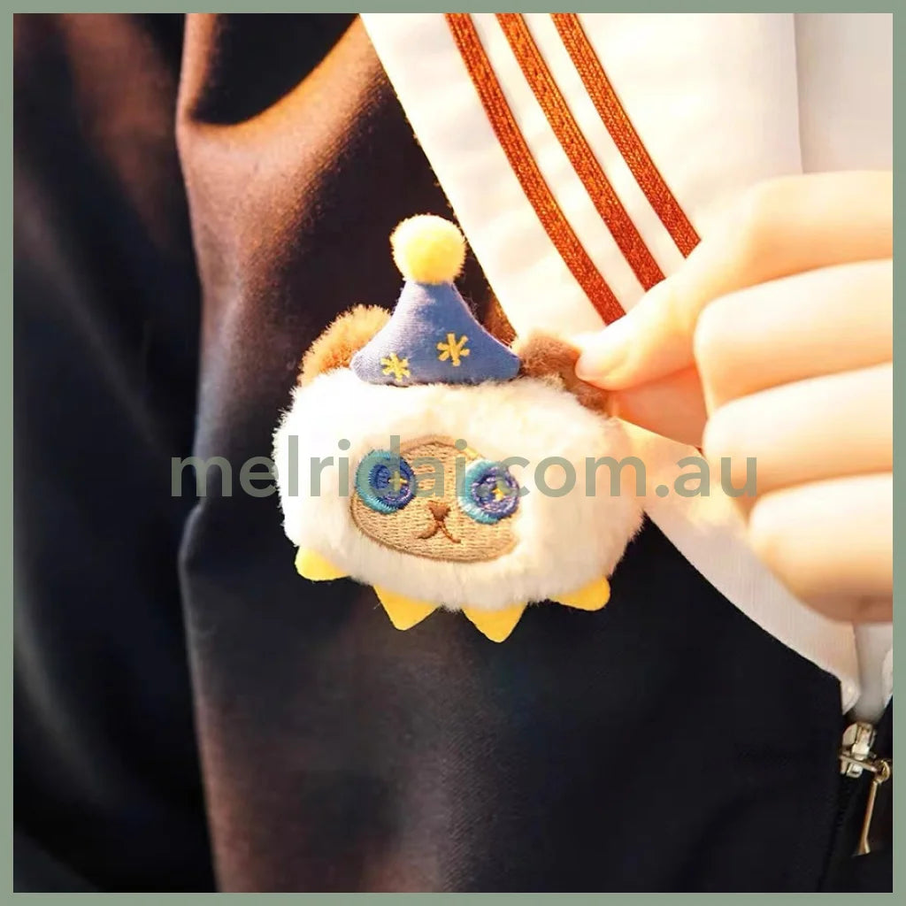 Mewji♡Cat Mascot Brooch 妙吉猫 毛绒猫咪造型胸针 配饰 Be 暹罗