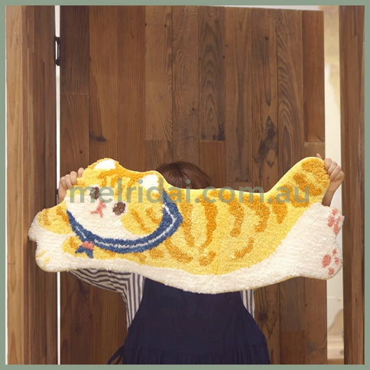 Mewjicat-Shaped Floor Rug(Or) ///