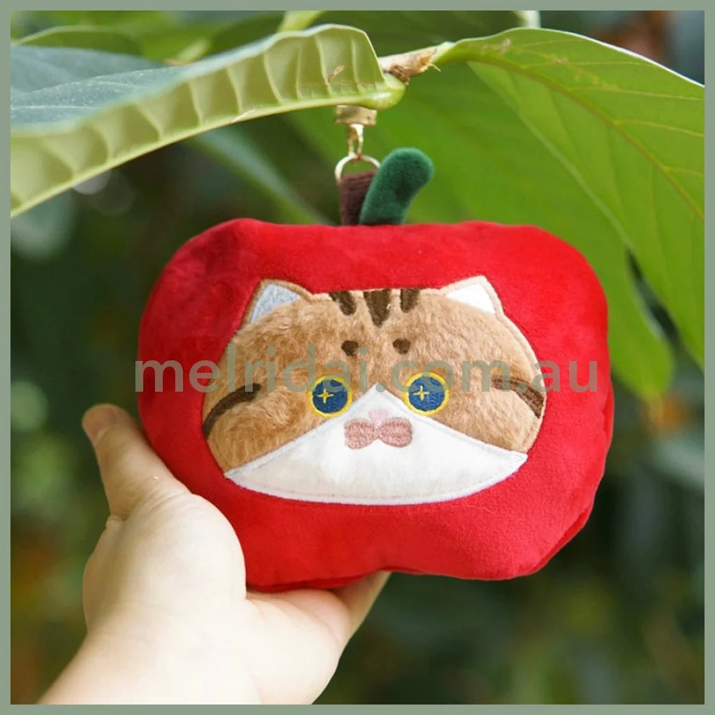 Mewji Foldable Eco Bag & Keychain Cat (Apple)