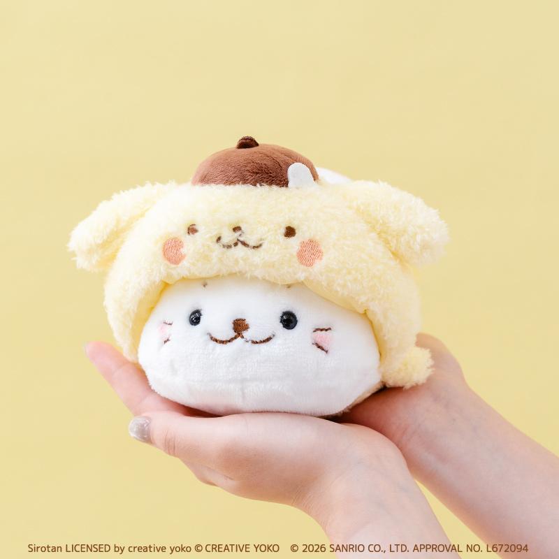 Sirotan x Sanrio Characters | Pompompurin Plush Toy Plush Doll 170x120x100mm