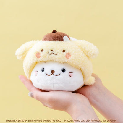 Sirotan x Sanrio Characters | Pompompurin Plush Toy Plush Doll 170x120x100mm
