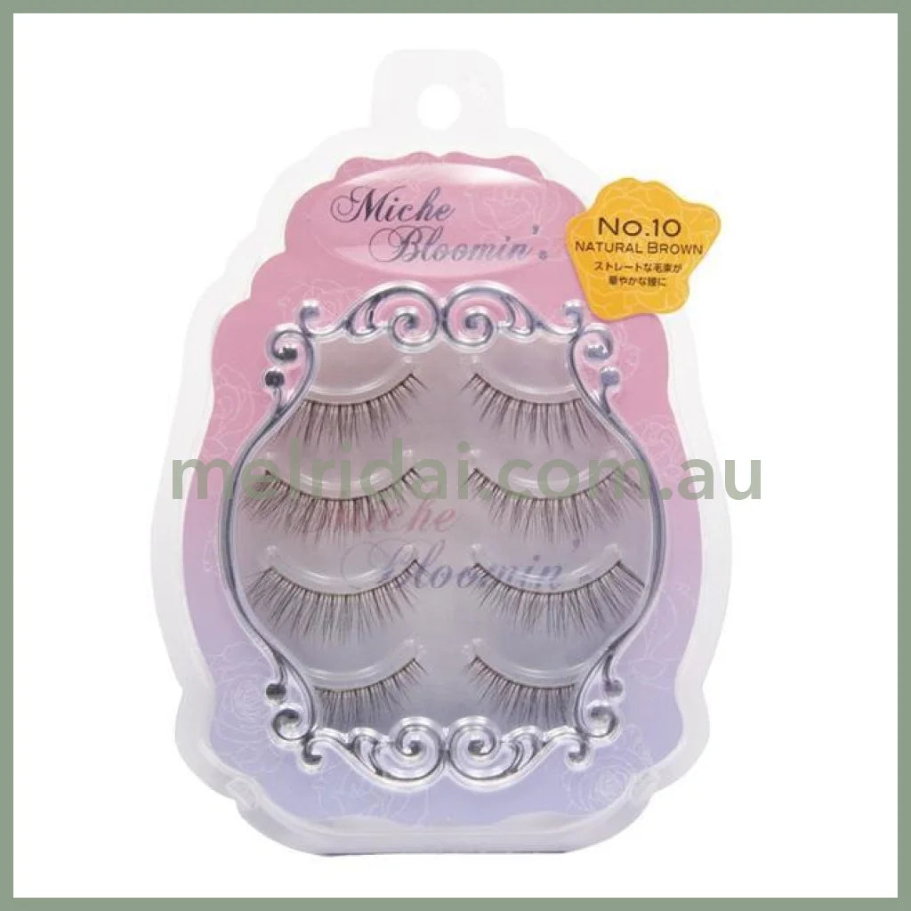 Miche Bloomin | Eyelashes 4 Pairs 3D 10 Natural Brown
