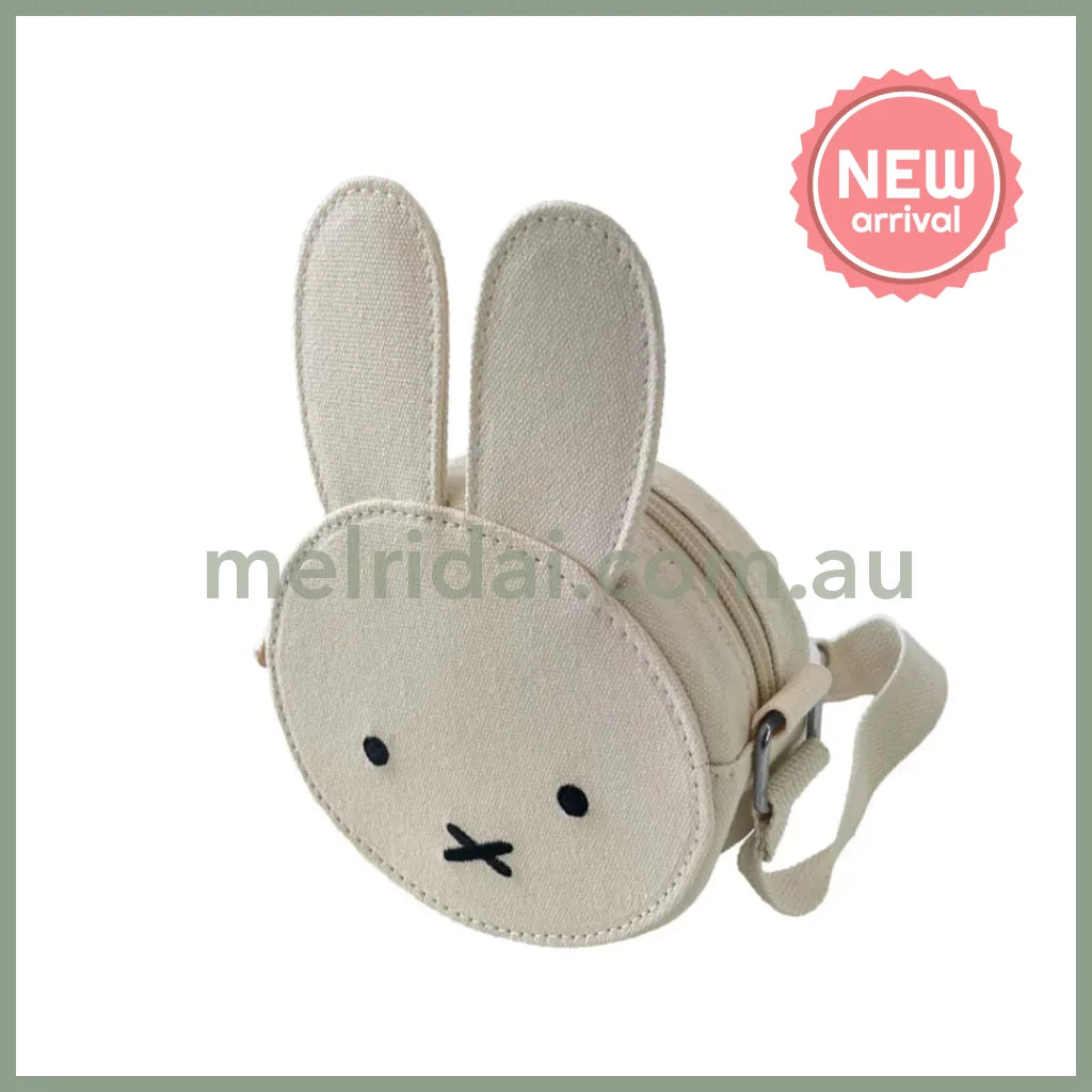 MIFFY | Canvas Ears Crossbody Bag Shoulder Bag 14cm x 19cm x 5cm
