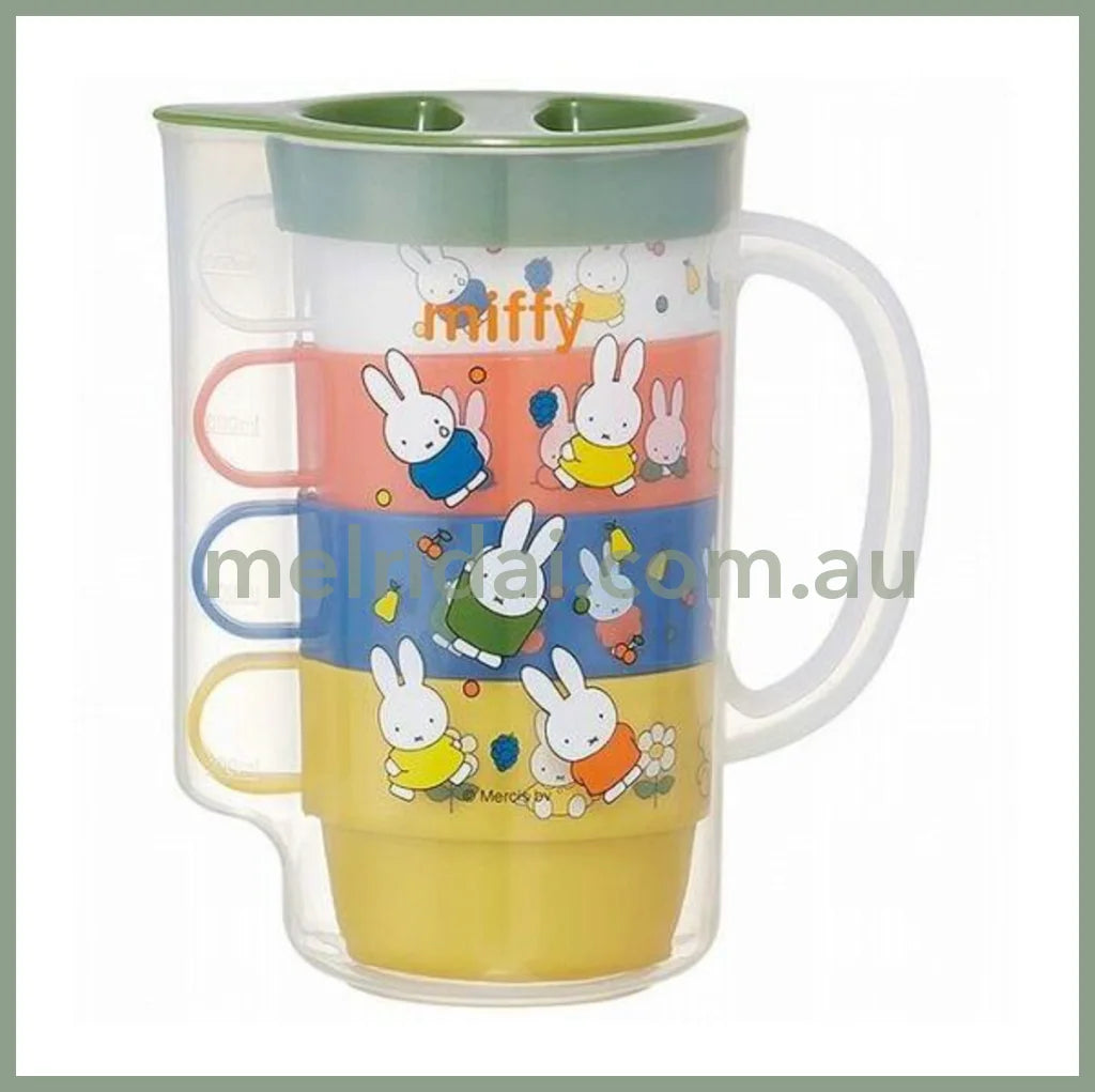 Miffy Cold Water Pot & Cups Set 850Ml+220Ml*4 120
