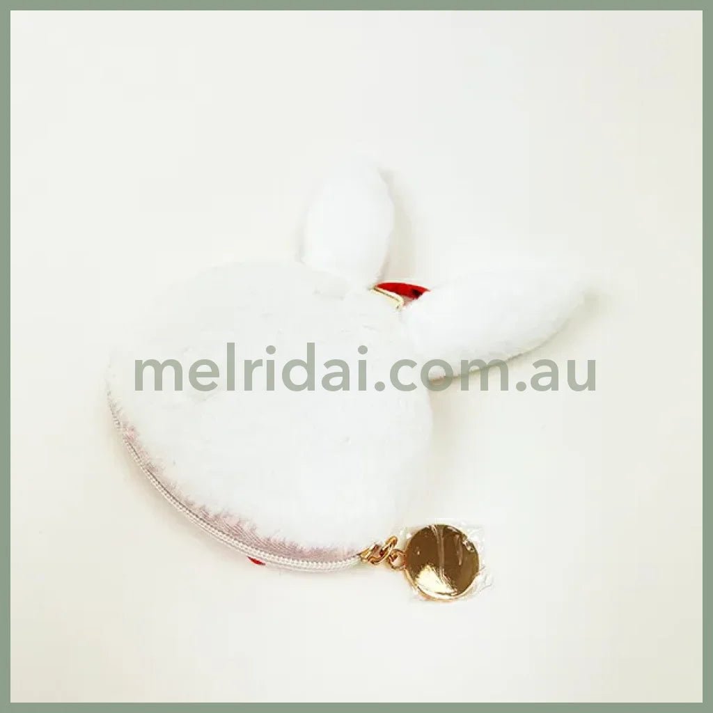 MIFFY | Crown Fluffy Coin Purse Mini Pouch with Carabiner 15cm x 9.5cm x 2.5cm (70th Anniversary)