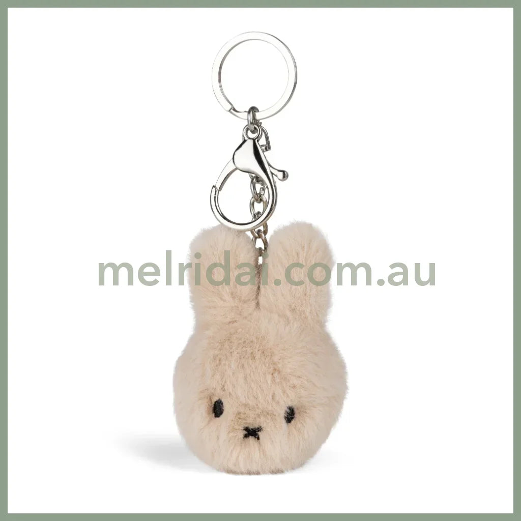MIFFY | Eco Fuzzy Keychain Beige 8cm (100% recycled polyester filling)