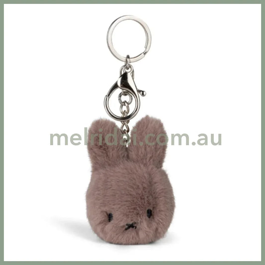 MIFFY | Eco Fuzzy Keychain Taupe 8cm (100% recycled polyester filling)