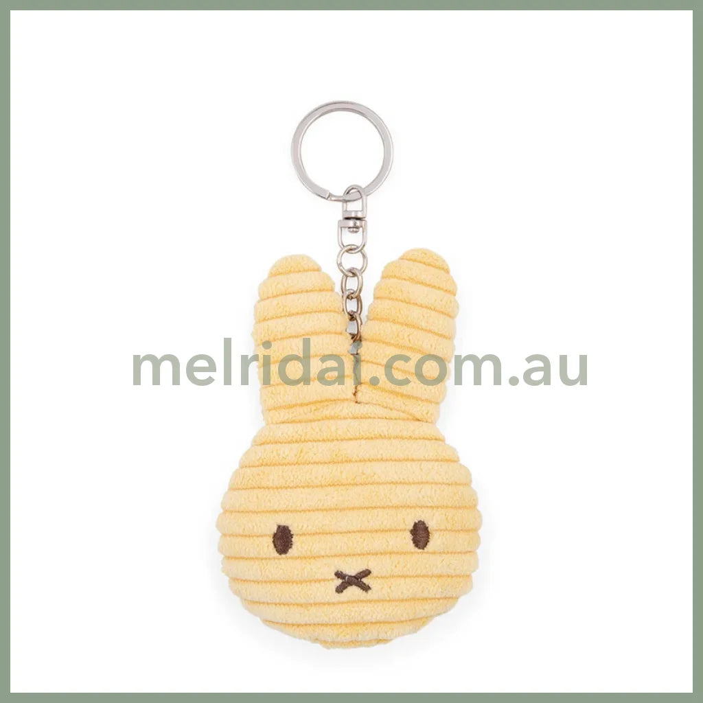 MIFFY | Flat Keychain Eco Corduroy 10cm 100% recycled PET (Buttercream)