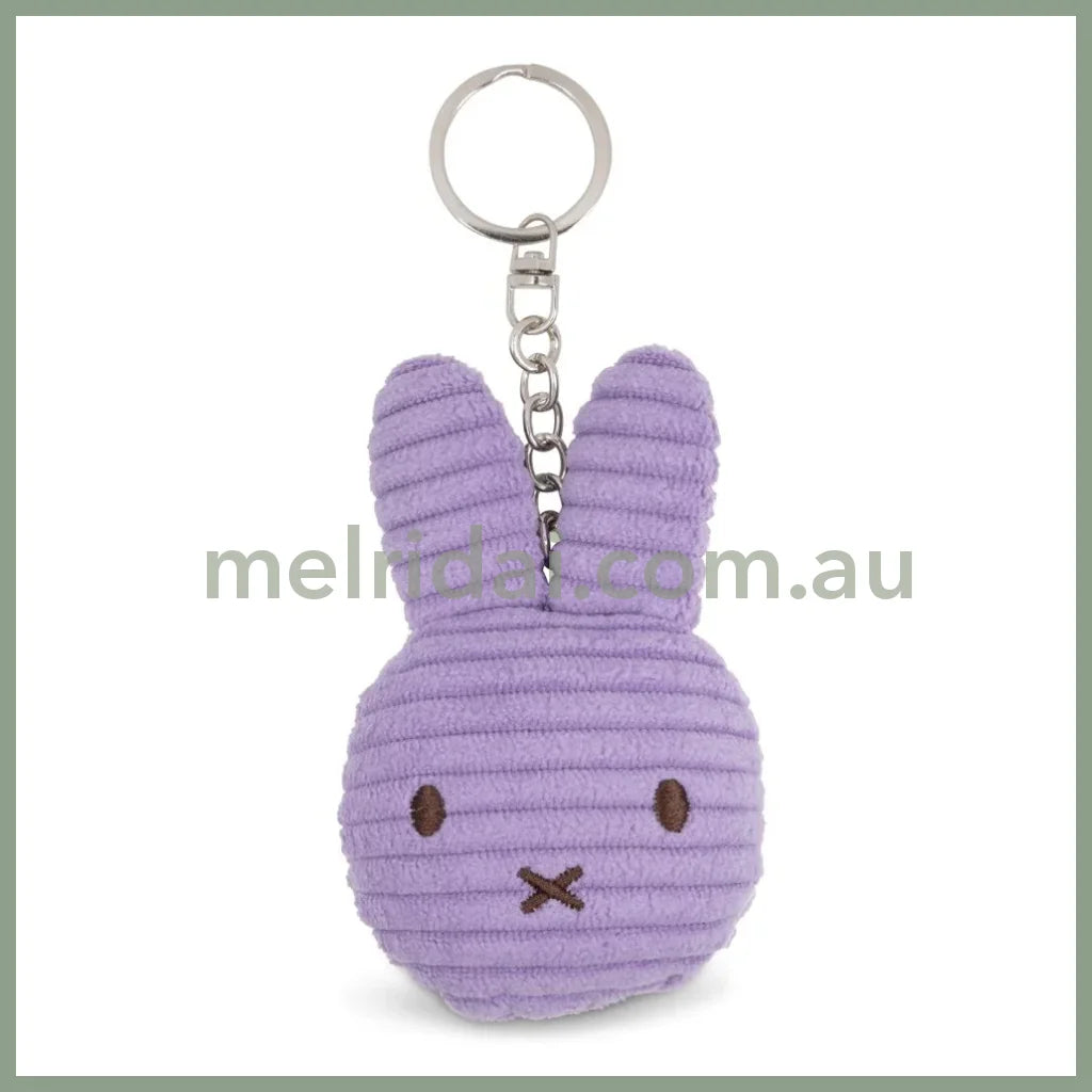 MIFFY | Flat Keychain Eco Corduroy 10cm 100% recycled PET (Lilac)