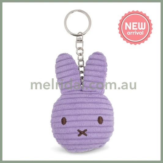 MIFFY | Flat Keychain Eco Corduroy 10cm 100% recycled PET (Lilac)