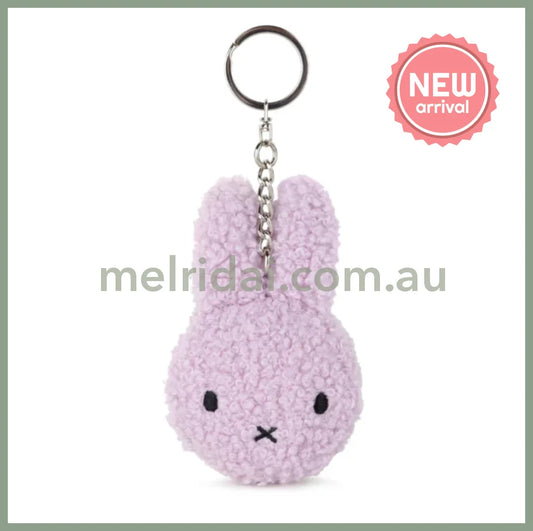 MIFFY | Flat Keychain Eco Tiny Teddy 10cm 100% recycled PET (Lavender)