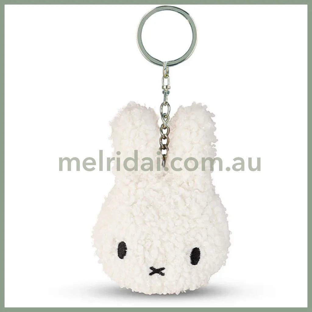 MIFFY | Flat Keychain Eco Tiny Teddy 10cm 100% recycled PET (White)
