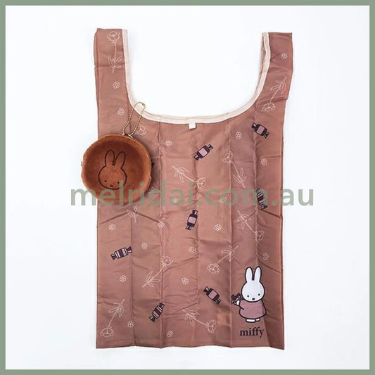 MIFFY | Foldable Pouch Eco Bag 500×300×190mm with Keychain 110×110×30mm