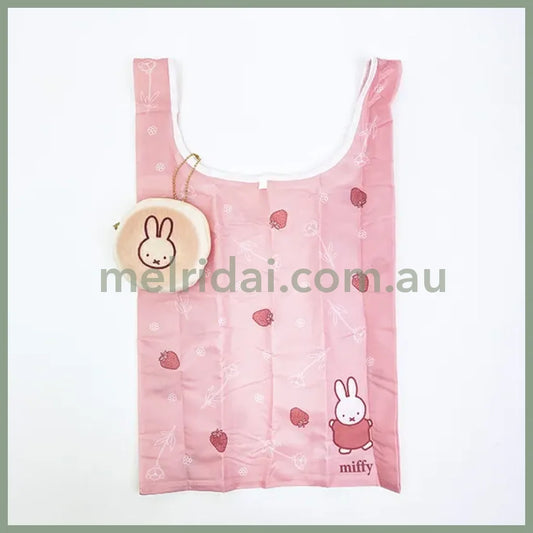 MIFFY | Foldable Pouch Eco Bag 500×300×190mm with Keychain 110×110×30mm