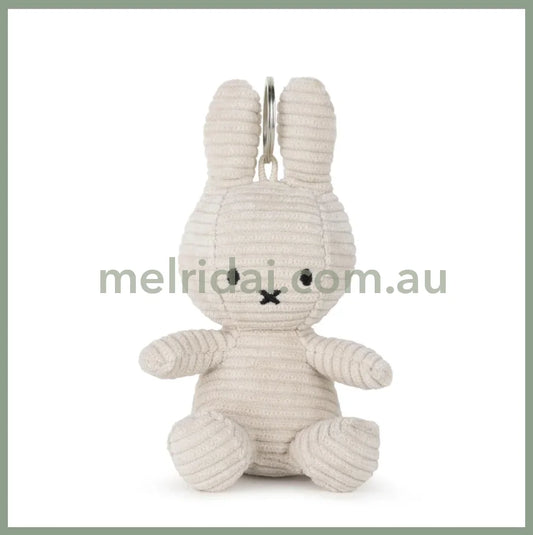 MIFFY | Keychain ECO Corduroy 10cm 100% recycled PET (Lt. Stone Grey)