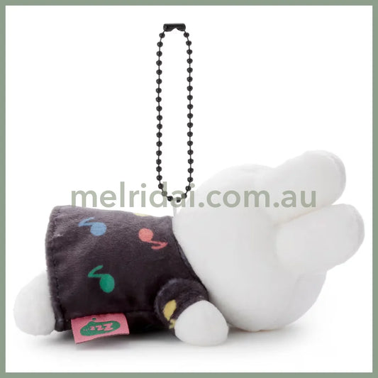 MIFFY | MIFFY & MUSIC Sleeping Friend Plush Keychain Bag Charm Mascot Holder 160×80×100mm